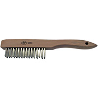 Scratch Brush, Stainless Steel, 4 x 16 Wire Rows Oxford Builders Supplies Inc