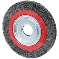 Crimped Wire Wheel, 10" Dia., 0.014" Fill, 2" Arbor Oxford Builders Supplies Inc