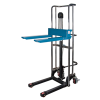 Gerbeur hydraulique &agrave; plateforme, M&eacute;canisme Pompe au pied, Capacit&eacute; de 880 lb, Levage max de 60" Oxford Builders Supplies Inc