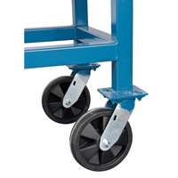 Elevated Platform Trucks, 48" L x 24" W, 2000 lbs. Capacity, Nylon Casters Oxford Builders Supplies Inc