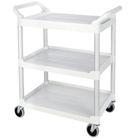 Service Utility Cart, 3 Tiers, 33" x 37" x 18", 200 lbs. Capacity Oxford Builders Supplies Inc