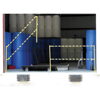 Barri&egrave;re &agrave; bascule de s&eacute;curit&eacute;, 10' lo x 42-5/8" ha, 159" &eacute;lev&eacute;e, Jaune Oxford Builders Supplies Inc