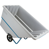 Tilt Truck, Polyethylene, 1.1 cu. yd., 2000 lbs. Load Capacity Oxford Builders Supplies Inc