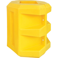 Protecteur de colonne courte, Ouverture int&eacute;rieure 6" x 6", 24" lo x 24" la x 24" h, Jaune Oxford Builders Supplies Inc