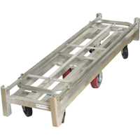 U-Boat Platform Truck, 59-1/2" L x 16" W, 1750 lbs. Capacity, Polyurethane Casters Oxford Builders Supplies Inc