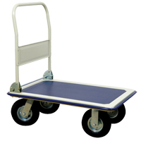 Folding Handle Platform Truck, Steel, 660 lbs., 35" L x 23" W, 43.5" High Oxford Builders Supplies Inc
