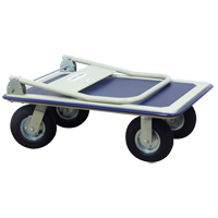 Folding Handle Platform Truck, Steel, 660 lbs., 35" L x 23" W, 43.5" High Oxford Builders Supplies Inc
