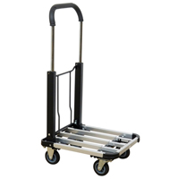 Folding Handle Platform Truck, Aluminum, 300 lbs., 28" L x 16" W, 37.75" High Oxford Builders Supplies Inc