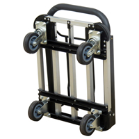 Folding Handle Platform Truck, Aluminum, 300 lbs., 28" L x 16" W, 37.75" High Oxford Builders Supplies Inc