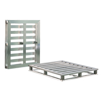 Palette &agrave; cadre tubulaire en aluminium 4 c&ocirc;t&eacute;s Oxford Builders Supplies Inc