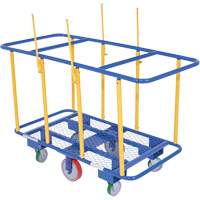 Horizontal Panel Cart, 63-7/16" x 28-1/2" x 40-15/16", 2000 lbs. Capacity Oxford Builders Supplies Inc