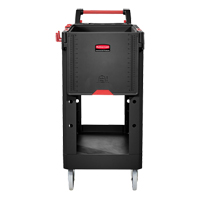 Chariot utilitaire robuste et polyvalent, 2 tiers, 17-3/4" x 36" x 46-1/5", Capacit&eacute; 500 lb Oxford Builders Supplies Inc