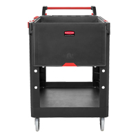 Chariot utilitaire robuste et polyvalent, 2 tiers, 25-1/5" x 36" x 51-1/2", Capacit&eacute; 500 lb Oxford Builders Supplies Inc