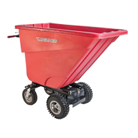 Motorized Tilt Truck, 13,5 pi³ Capacity, 45" H x 26-1/2" W x 68" D Oxford Builders Supplies Inc