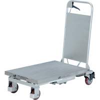 Manual Hydraulic Scissor Lift Table, 27-1/2" L x 17-5/8" W, Partial Stainless Steel, 400 lbs. Capacity Oxford Builders Supplies Inc