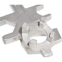 Cl&eacute; pour baril, Ouverture de 3/4"/2", Poign&eacute;e 9-1/2", Acier inoxydable Oxford Builders Supplies Inc