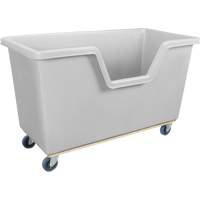 Chariot-caisse &agrave; c&ocirc;t&eacute; ouvert, Poly&eacute;thyl&egrave;ne, 63" lo x 34-1/4'' la x 38-1/2" h, Volume 24 pi³, Capacit&eacute; 1200 lb Oxford Builders Supplies Inc