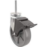 Roulette Emaxx Envirothane, Pivotant avec frein, Diam&egrave;tre 8" (203,2 mm), Capacit&eacute; 1200 lb (544,3 kg) Oxford Builders Supplies Inc