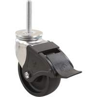 Emaxx RollX Wow Caster, Swivel with Brake, 8" (203.2 mm) Dia., 1200 lbs. (544.3 kg.) Capacity Oxford Builders Supplies Inc