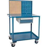 Chariot de service mobile, 2 Tiers, 24" la x 57" h x 40" p, Capacit&eacute; 1200 lb Oxford Builders Supplies Inc
