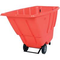 Tilt Truck, Polyethylene, 0.5 cu. yd., 450 lbs. Load Capacity Oxford Builders Supplies Inc
