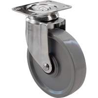 2309 Caster, Swivel, 5" (127 mm), Envirothane Grey, 350 lbs. (158.8 kg.) Oxford Builders Supplies Inc