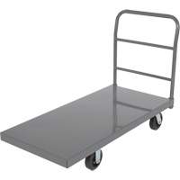 Platform Truck, 48" L x 24" W, 2000 lbs. Capacity, Rubber Casters Oxford Builders Supplies Inc