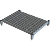 Adjustable Height One-Step Work Platform, 24" W x 36" D, 800 lbs. Capacity, All-Welded Oxford Builders Supplies Inc