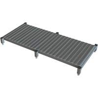 Plateforme de travail en une &eacute;tape &agrave; hauteur r&eacute;glable, 24" la x 59" pr, Capacit&eacute; de 800 lb, Enti&egrave;rement soud&eacute; Oxford Builders Supplies Inc