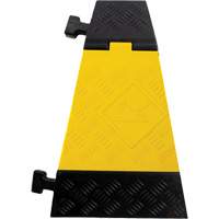 Powerhouse Heavy-Duty Left Turn Cable Protector, 5 Channels, 12" L x 19.75" W x 2.25" H Oxford Builders Supplies Inc