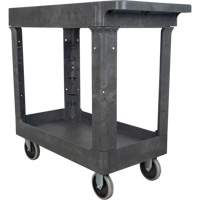 Utility Service Cart, 2 Tiers, 16-1/2" x 32-1/2" x 34-1/2", 550 lbs. Capacity Oxford Builders Supplies Inc