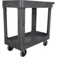 Utility Service Cart, 2 Tiers, 16-1/2" x 32-1/2" x 34-1/2", 550 lbs. Capacity Oxford Builders Supplies Inc