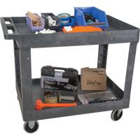 Utility Service Cart, 2 Tiers, 24-5/8" x 32-1/2" x 40", 550 lbs. Capacity Oxford Builders Supplies Inc