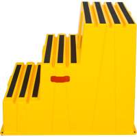 Escabeau industriel, 3 marches, 34-13/16" x 22-7/16" x Hauteur 28-1/2" Oxford Builders Supplies Inc