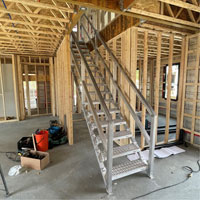 3-5 Step Telescopic Aluminum Smart Stairs Oxford Builders Supplies Inc
