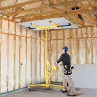 Appareils de levage pour panneaux de cloisons s&egrave;ches Oxford Builders Supplies Inc