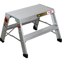 Poste de travail chevalet de sciage portatif, Cadre Aluminium, 12-1/4" p x 24" h Oxford Builders Supplies Inc
