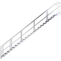 SmartStairs 17-21 Steps Modular Construction Stair System, 157-1/2" H Oxford Builders Supplies Inc