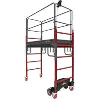 Trousse compl&egrave;te d'&eacute;chafaud motoris&eacute; Buildman Baker 6', 31" p x 118-3/4" h Oxford Builders Supplies Inc