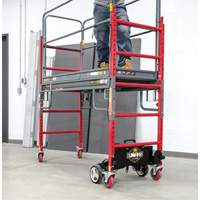 Trousse compl&egrave;te d'&eacute;chafaud motoris&eacute; Buildman Baker 6', 31" p x 118-3/4" h Oxford Builders Supplies Inc