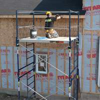 Tour d'&eacute;chafaudage compl&egrave;te avec roulettes, 69-1/2" p x 178" h Oxford Builders Supplies Inc