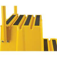 Escabeau industriel, 4 marches, 44" x 22-1/4" x Hauteur 65-1/8" Oxford Builders Supplies Inc
