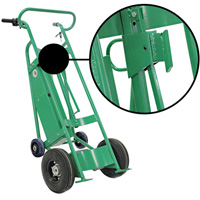 Diable pour baril motoris&eacute; avec roues pneumatiques Oxford Builders Supplies Inc