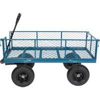 Wagon with Drop Sides, 24" W x 48" L, 800 lbs. Capacity Oxford Builders Supplies Inc