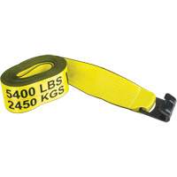 Tendeur d'arrimage logistique, Crochet plat, 30' , 4" , Charge d'utilisation max. 5400 lb (2449 kg) Oxford Builders Supplies Inc