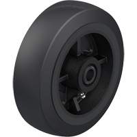 Roue en caoutchouc noir sur noyau en fonte Oxford Builders Supplies Inc