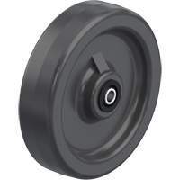 Roues ph&eacute;noliques pleines noires Oxford Builders Supplies Inc