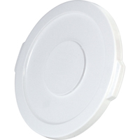 Couvercles ronds Brute, Couvercle plat, Plastique/Poly&eacute;thyl&egrave;ne, Convient aux contenants 15-5/8" dia. Oxford Builders Supplies Inc