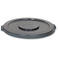 Couvercles ronds Brute, Couvercle plat, Plastique/Poly&eacute;thyl&egrave;ne, Convient aux contenants 15-5/8" dia. Oxford Builders Supplies Inc