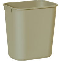 Corbeille &agrave; papier en plastique, 14 pintes, Plastique Oxford Builders Supplies Inc